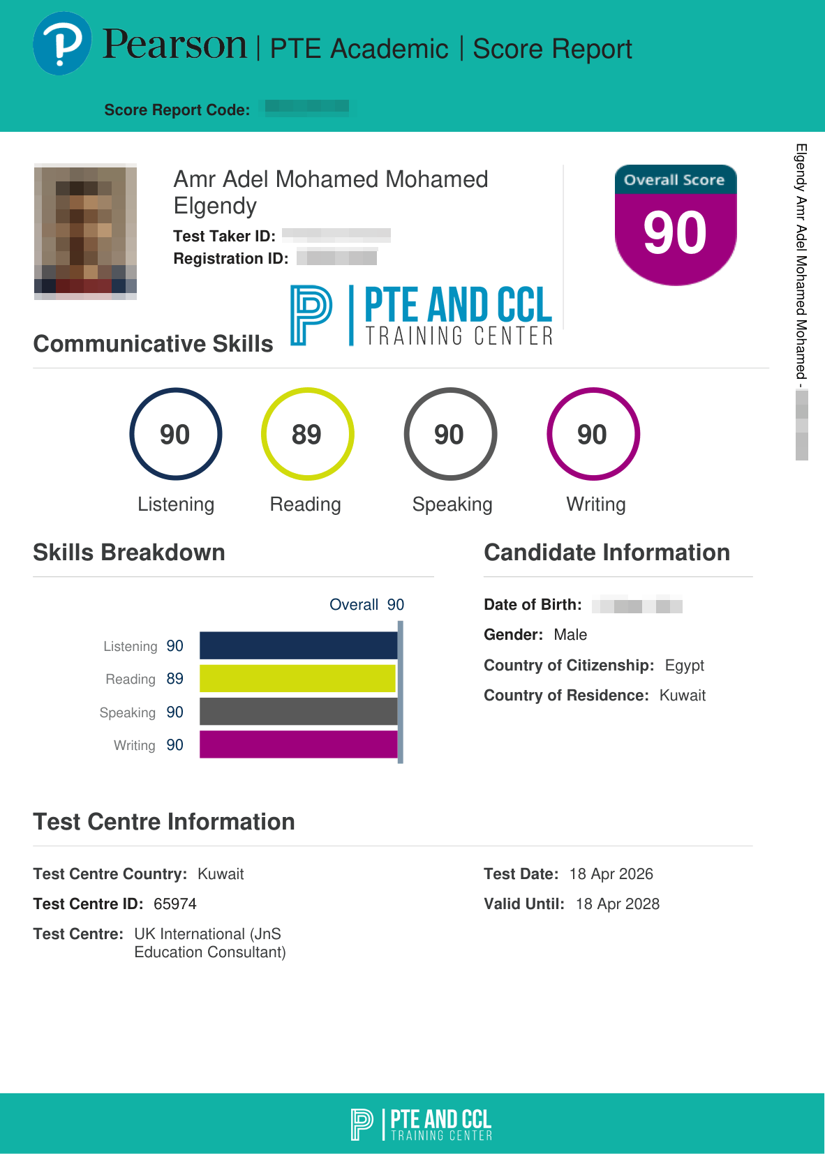 PTE Academic